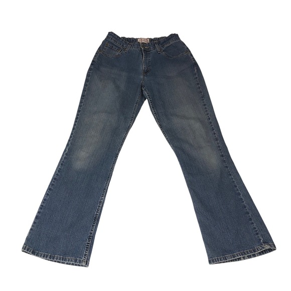 Levi Strauss Signature Denim - Vintage Levi Strauss Signature Womens Low Rise Bootcut Jeans Stretch Size 10x30